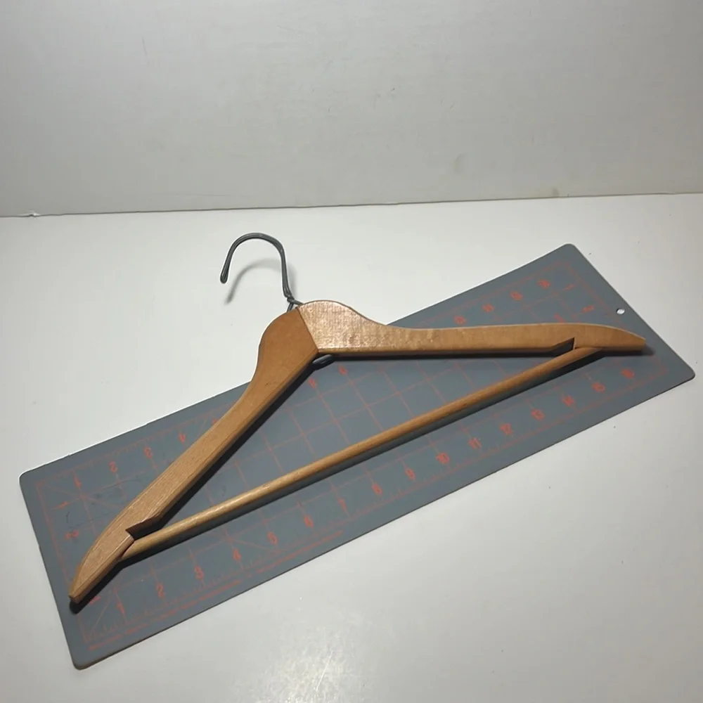 Vintage wood clothing hangers